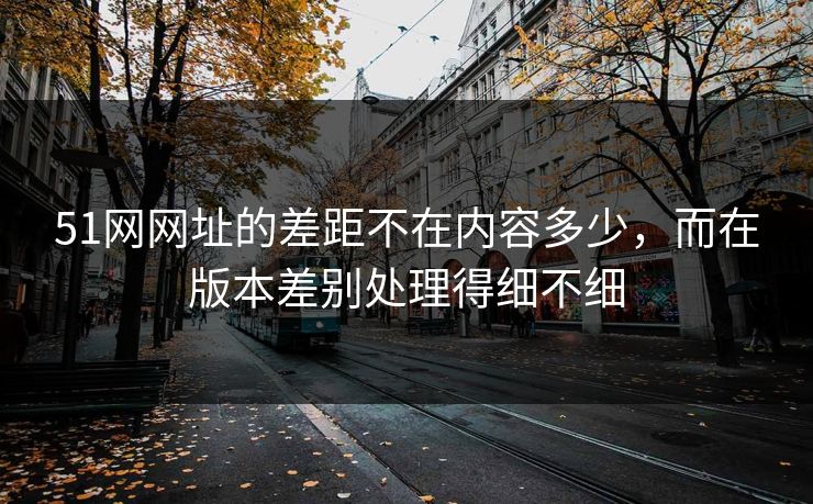 51网网址的差距不在内容多少，而在版本差别处理得细不细